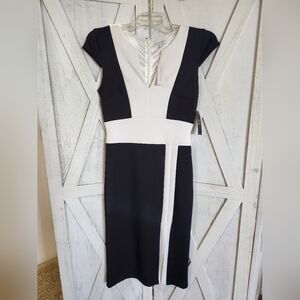 NWT New York & Company Black and White Dress